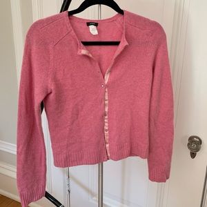 Pink cashmere/wool sweater J. Crew